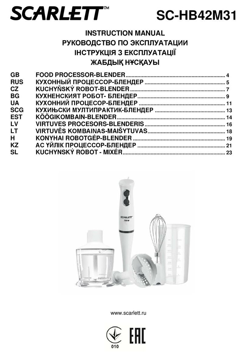 Scarlett SC-HB42M31 User manual