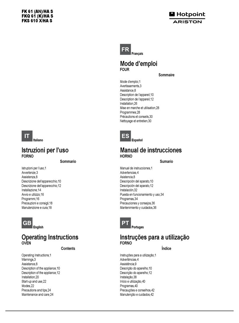 Hotpoint Ariston FK 61 (AN)/HA S User manual