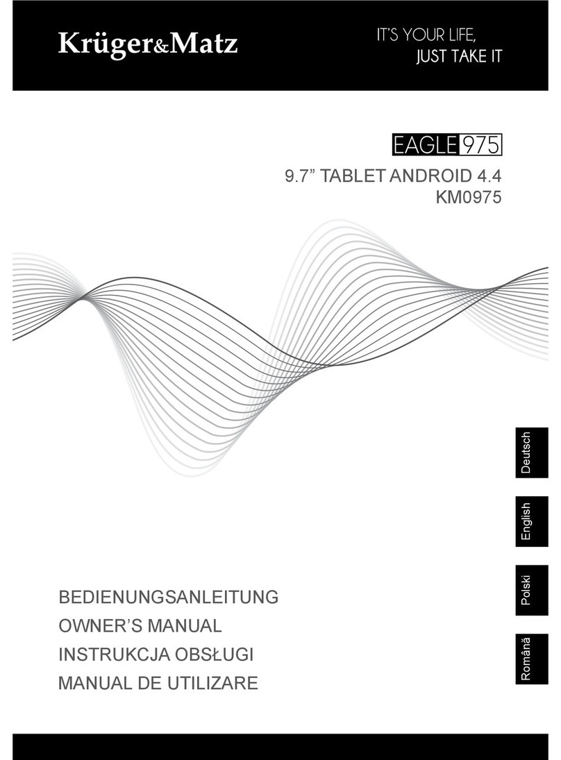 Kruger&Matz EAGLE KM0975 owner's manual