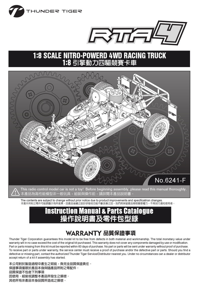 THUNDER TIGER 6241-F User manual THUNDER TIGER 6241-F User manual