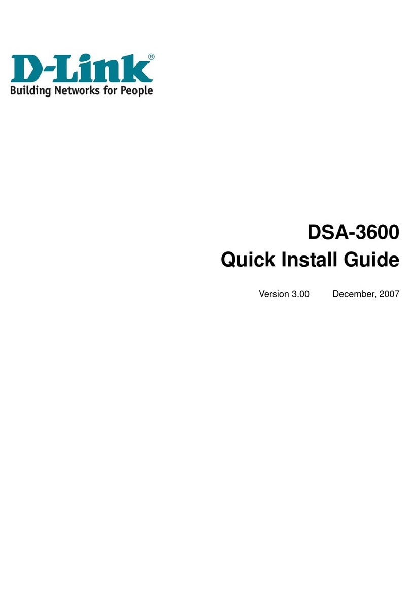 D-Link DSA-3600 User manual