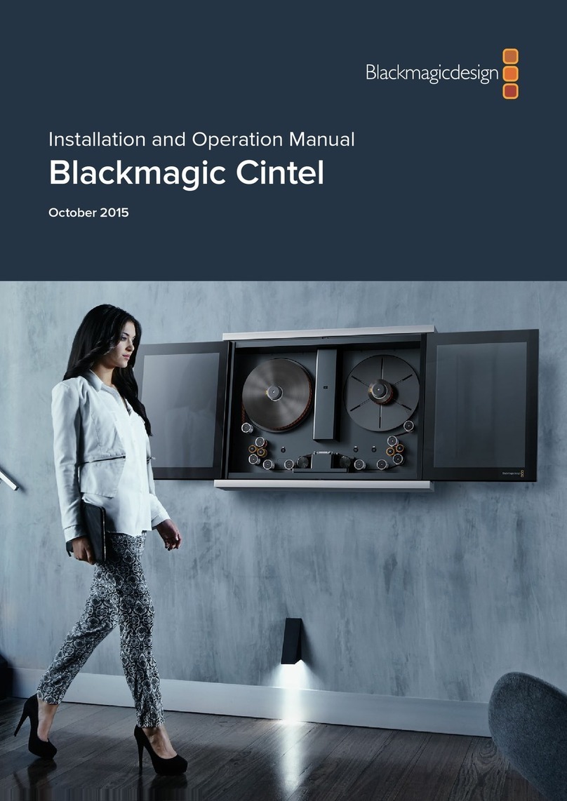 Blackmagicdesign cintel User manual