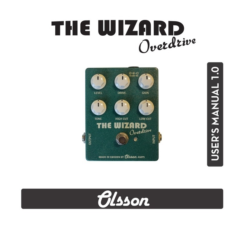 Olsson overdrive User manual