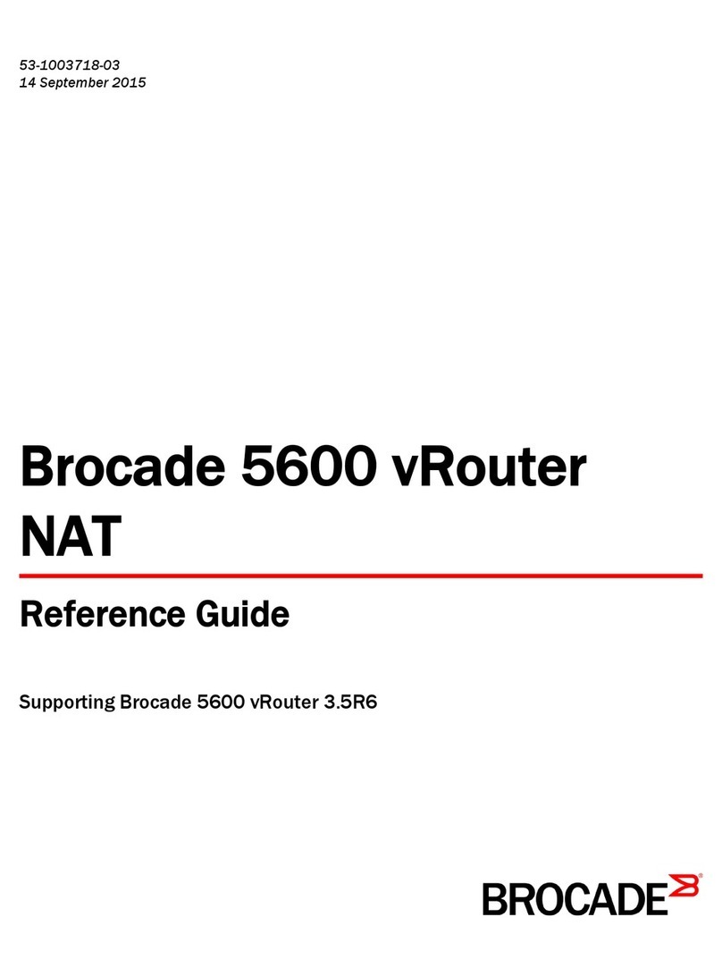 Brocade Communications Systems 5600 vRouter reference guide