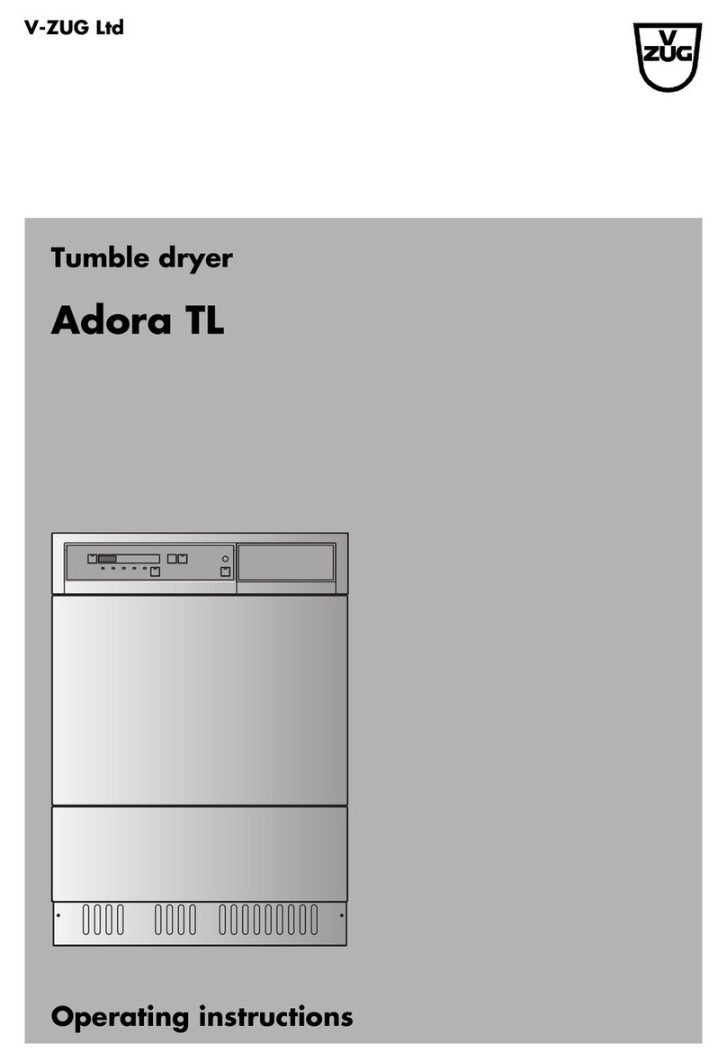 V-ZUG Adora TLA User manual