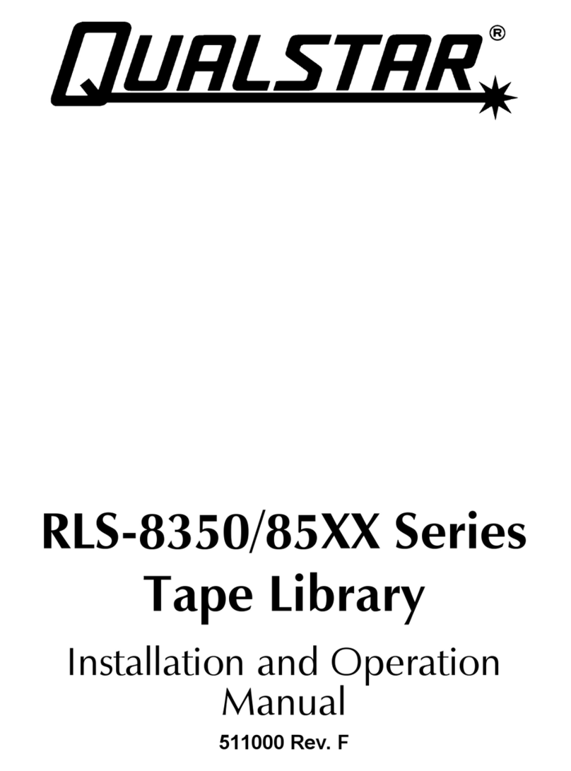 Qualstar RLS-8350 User manual