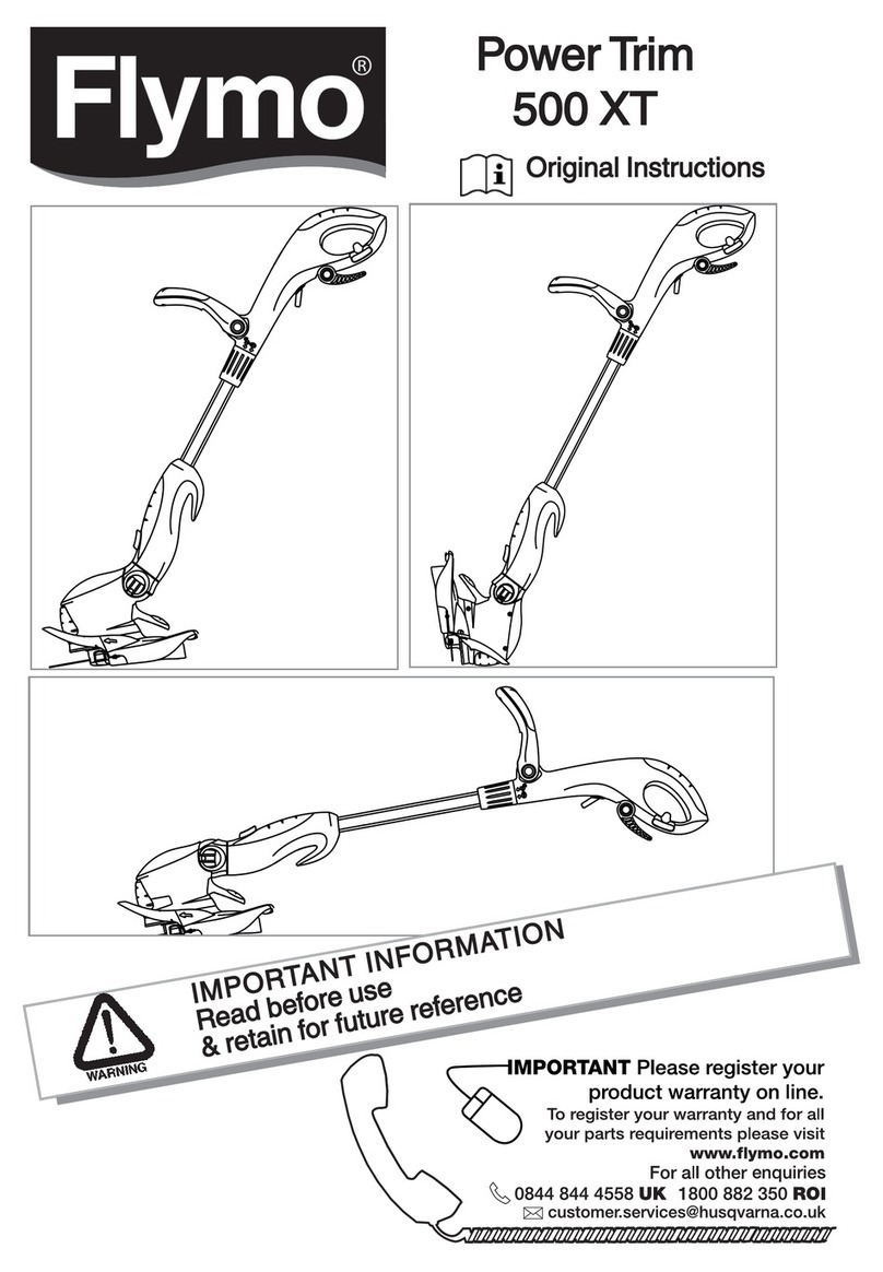 Flymo Power Trim 500 X Original instructions