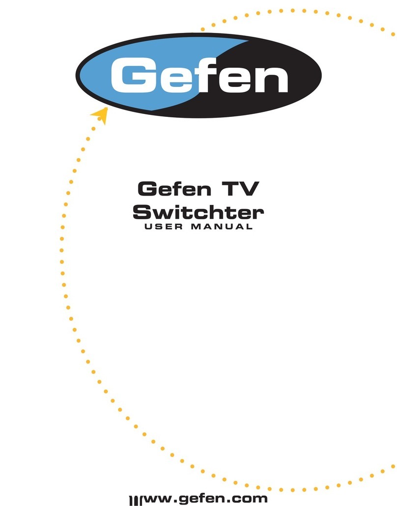 Gefen EXT-GEFENTV1.3-441 User manual