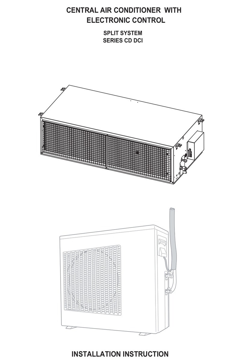 Airwell CD DCI Series User manual