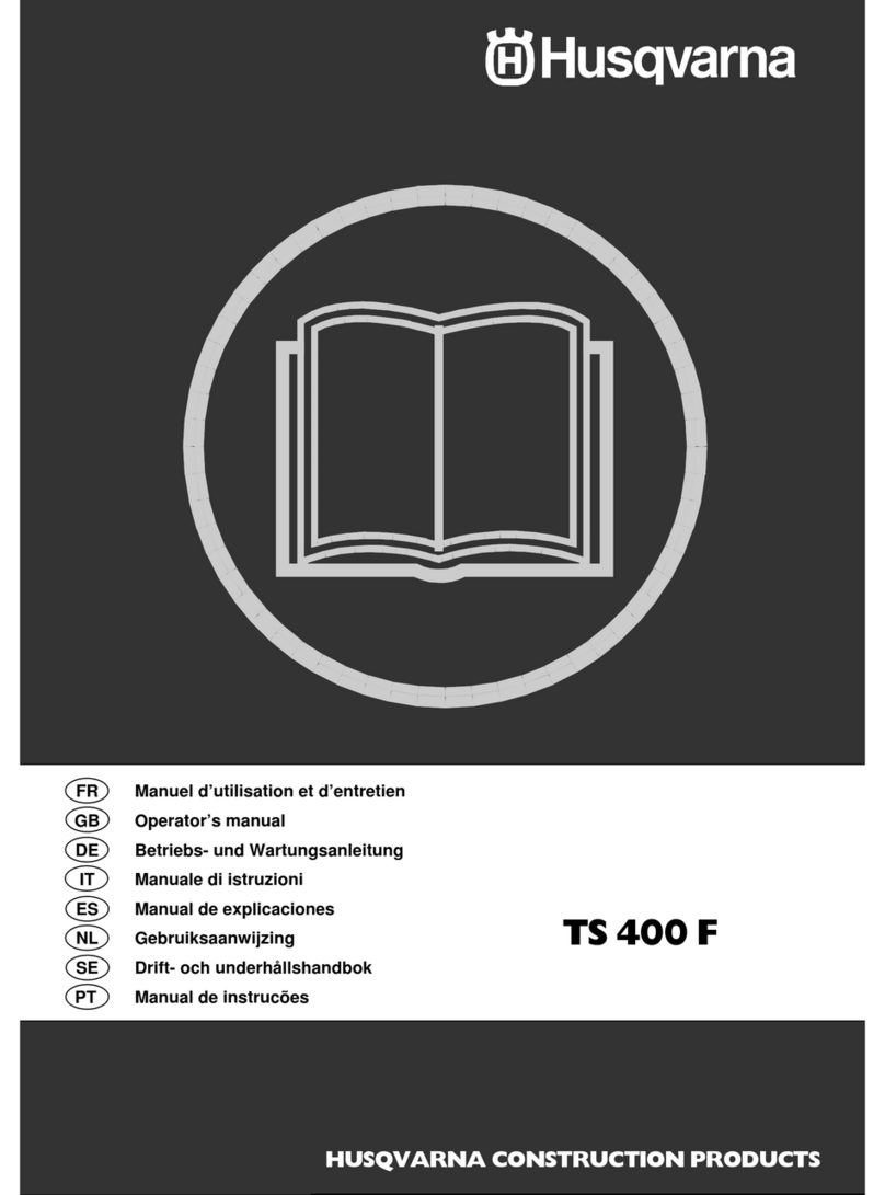 Husqvarna TS 400 F Operator's manual