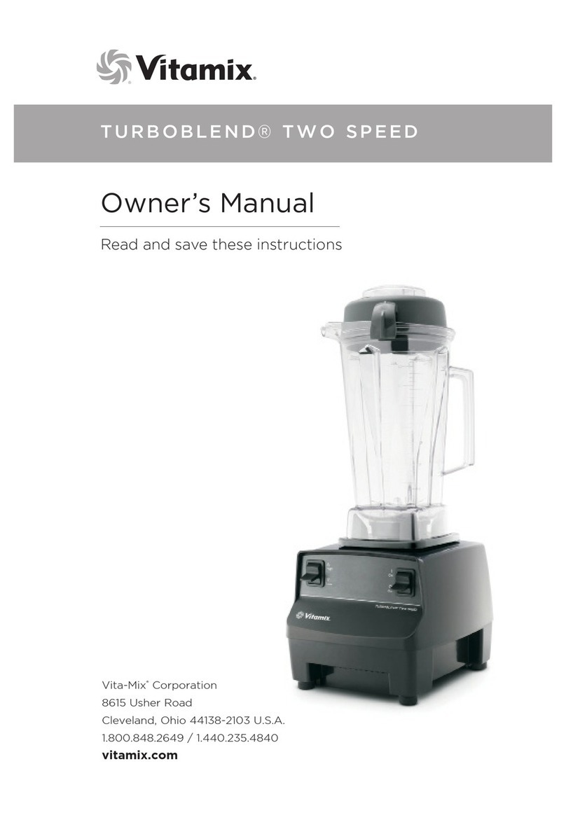 Vitamix TURBOBLEND TWO SPEED owner's manual