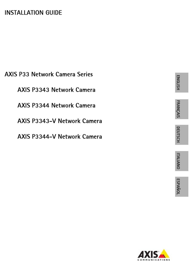 Axis P3343 installation guide