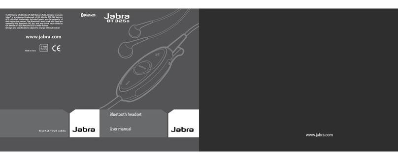 Jabra BT325s User manual