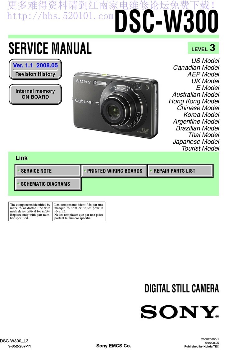 Sony Cyber-shot DSC-W300 User manual Sony Cyber-shot DSC-W300 User manual