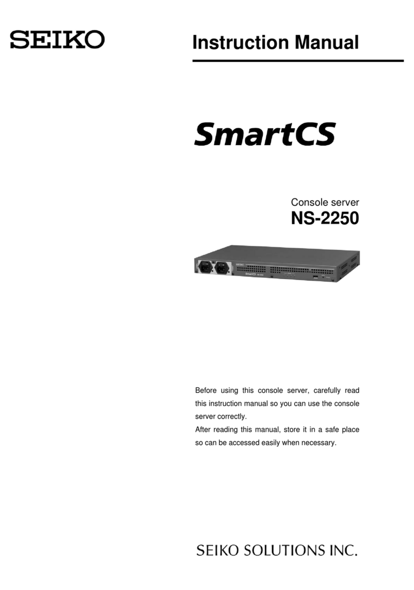 Seiko NS-2250 instruction manual