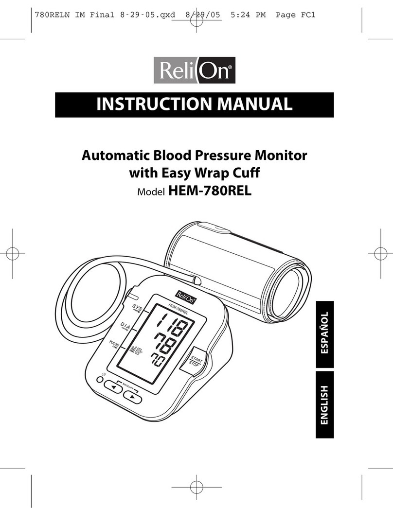 ReliOn HEM-780REL User manual