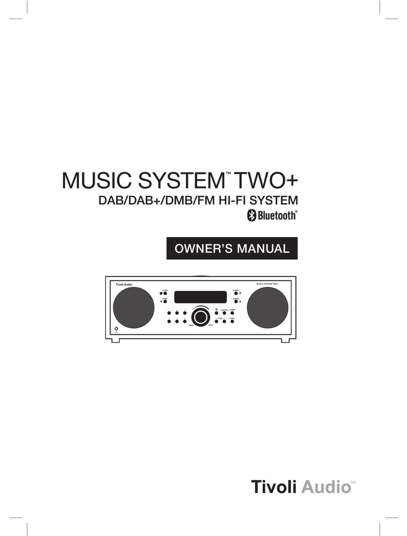Tivoli Audio TWO+ owner's manual