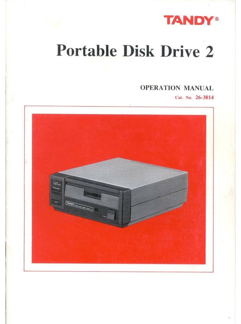 Tandy Portable Disk Drive 2 Operation manual