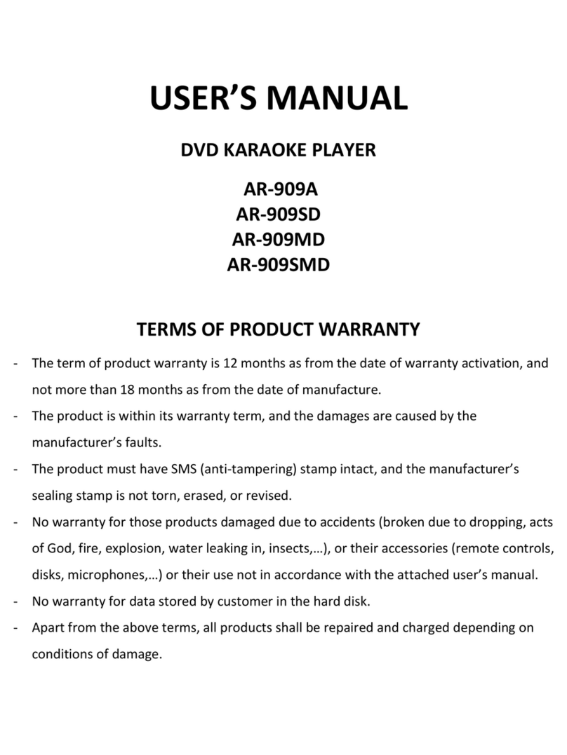 Arirang AR-909A user manual