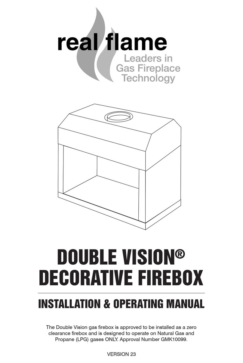 RealFlame DOUBLE VISION Installation instructions RealFlame DOUBLE VISION Installation instructions