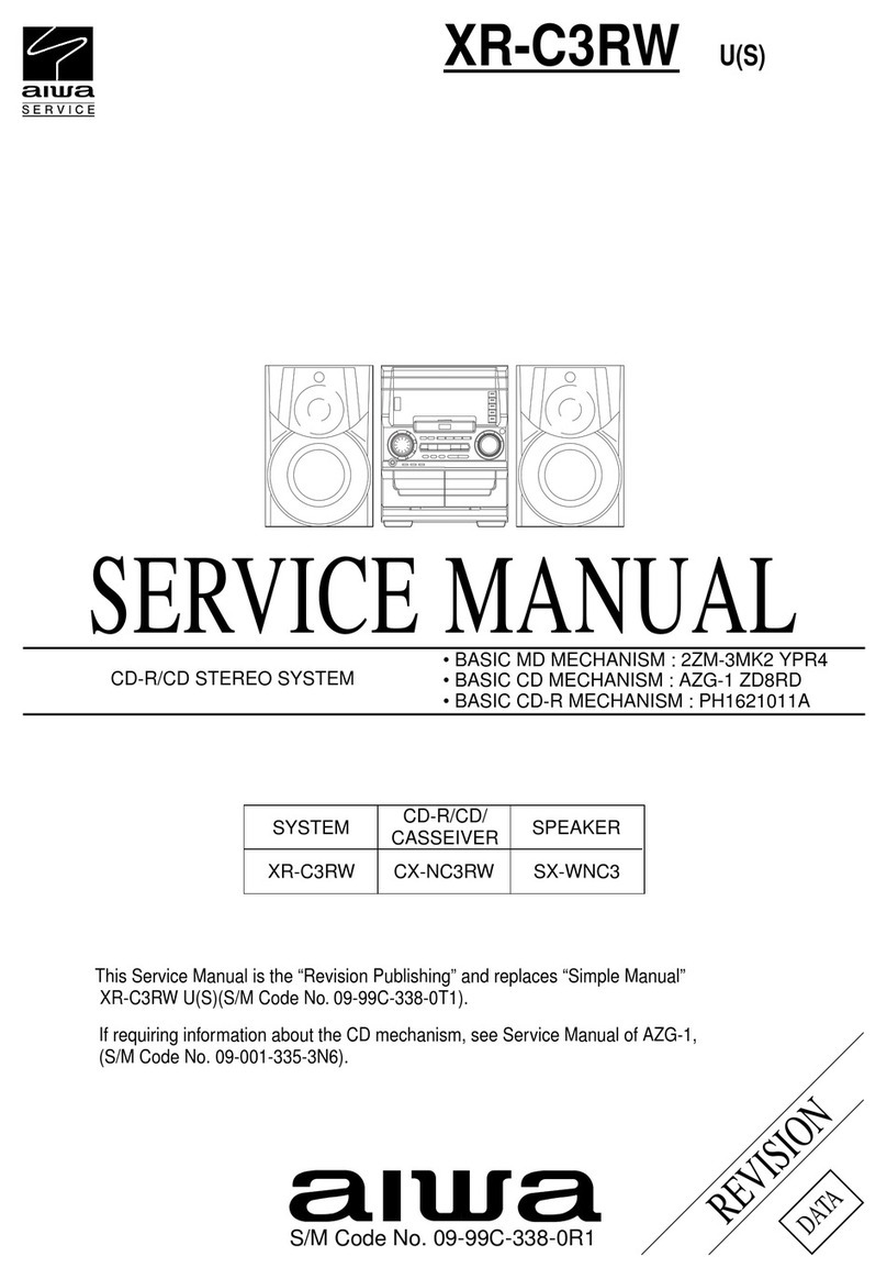 Aiwa XR-C3RW User manual