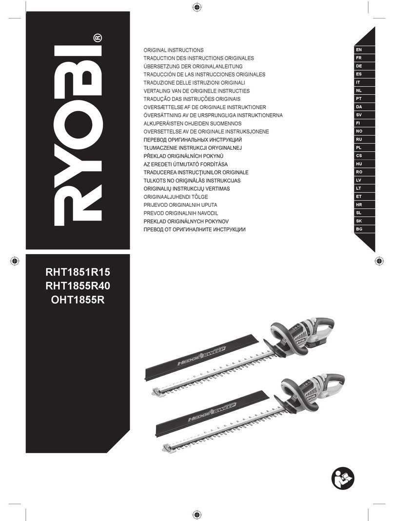 Ryobi RHT1851R15 Original instructions