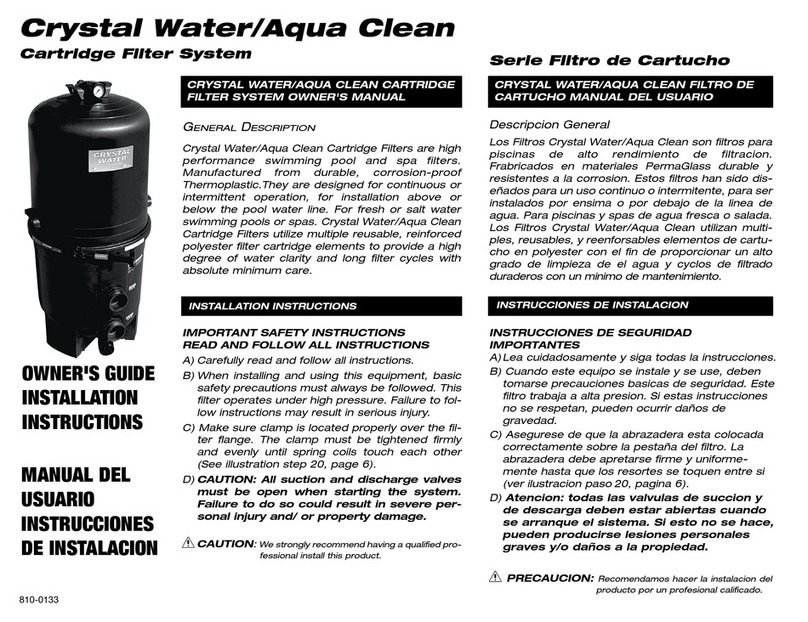 Waterway SVL56 owner's manual