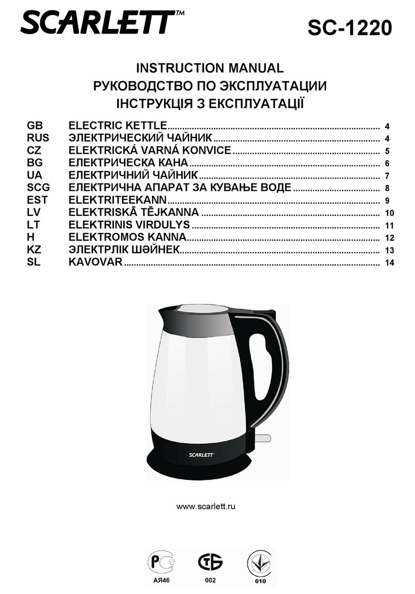 Scarlett SC-1220 instruction manual