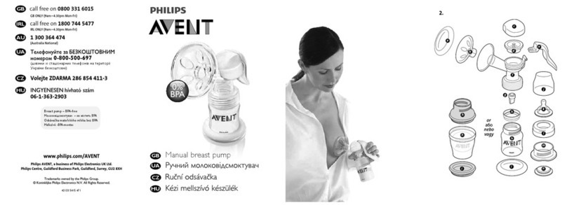Philips AVENT AVENT SCF310/13 manual
