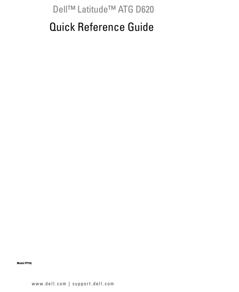Dell Latitude ATG D620 User manual