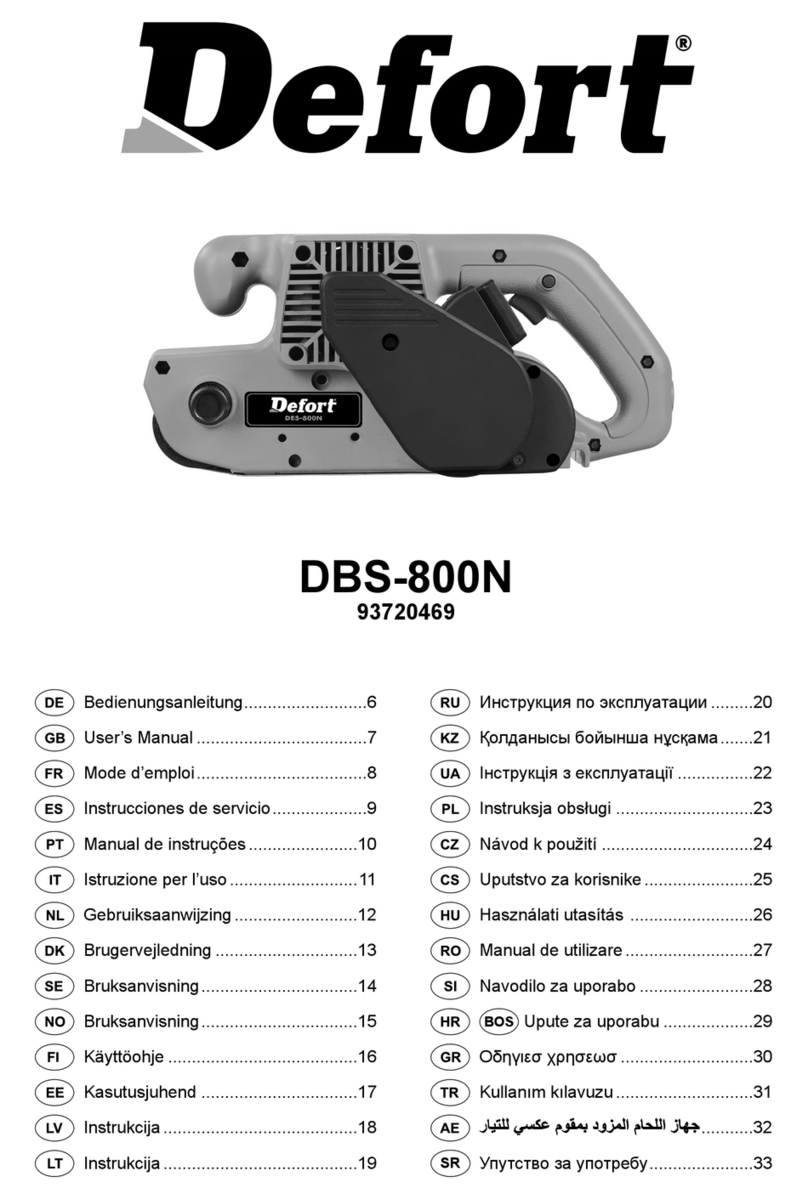 Defort DBS-800N User manual