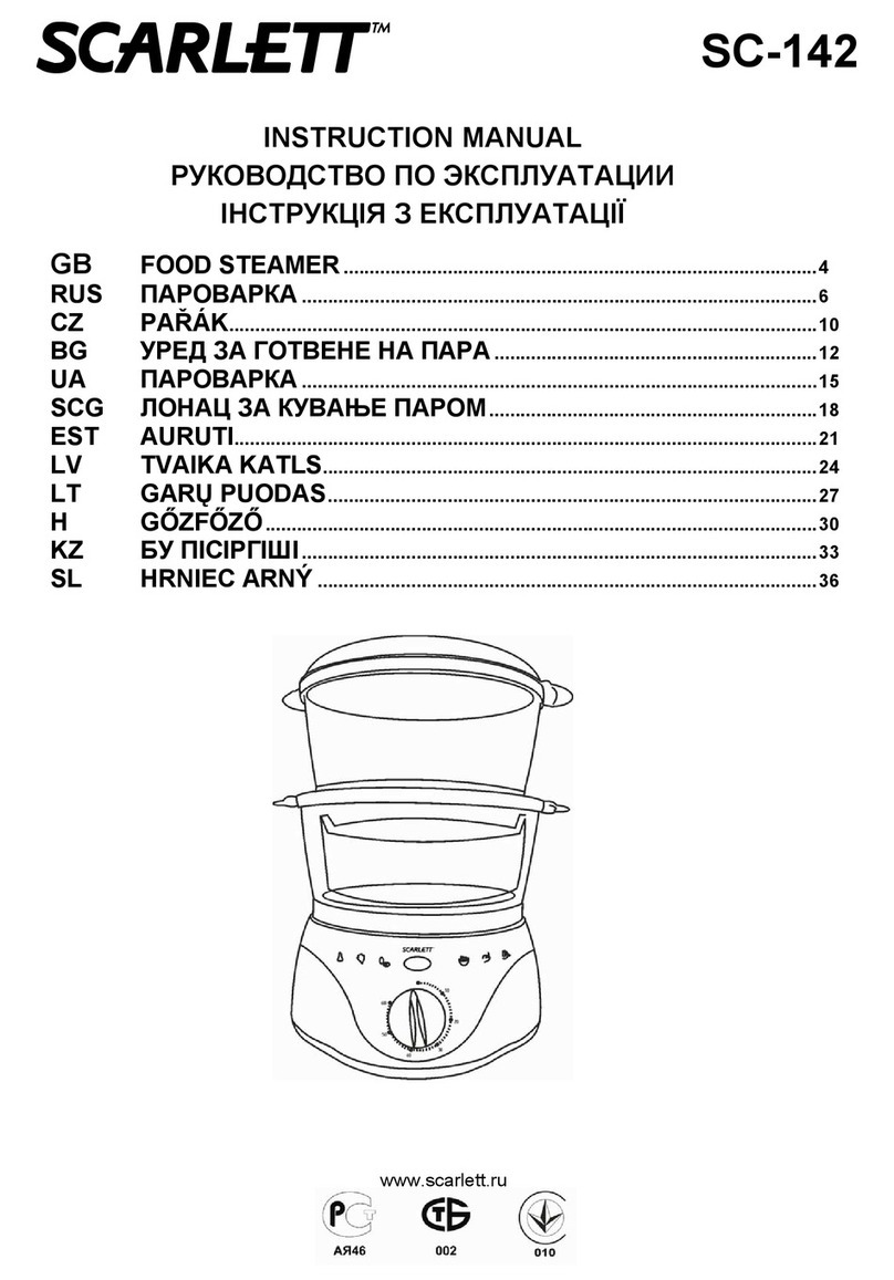 Scarlett SC-142 instruction manual Scarlett SC-142 instruction manual