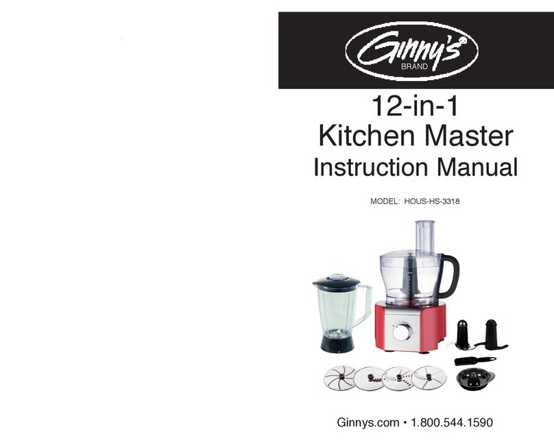 Ginnys HOUS-HS-3318 instruction manual