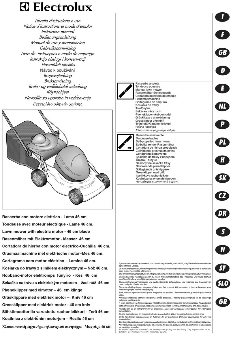 Electrolux FLYMO RE320 instruction manual