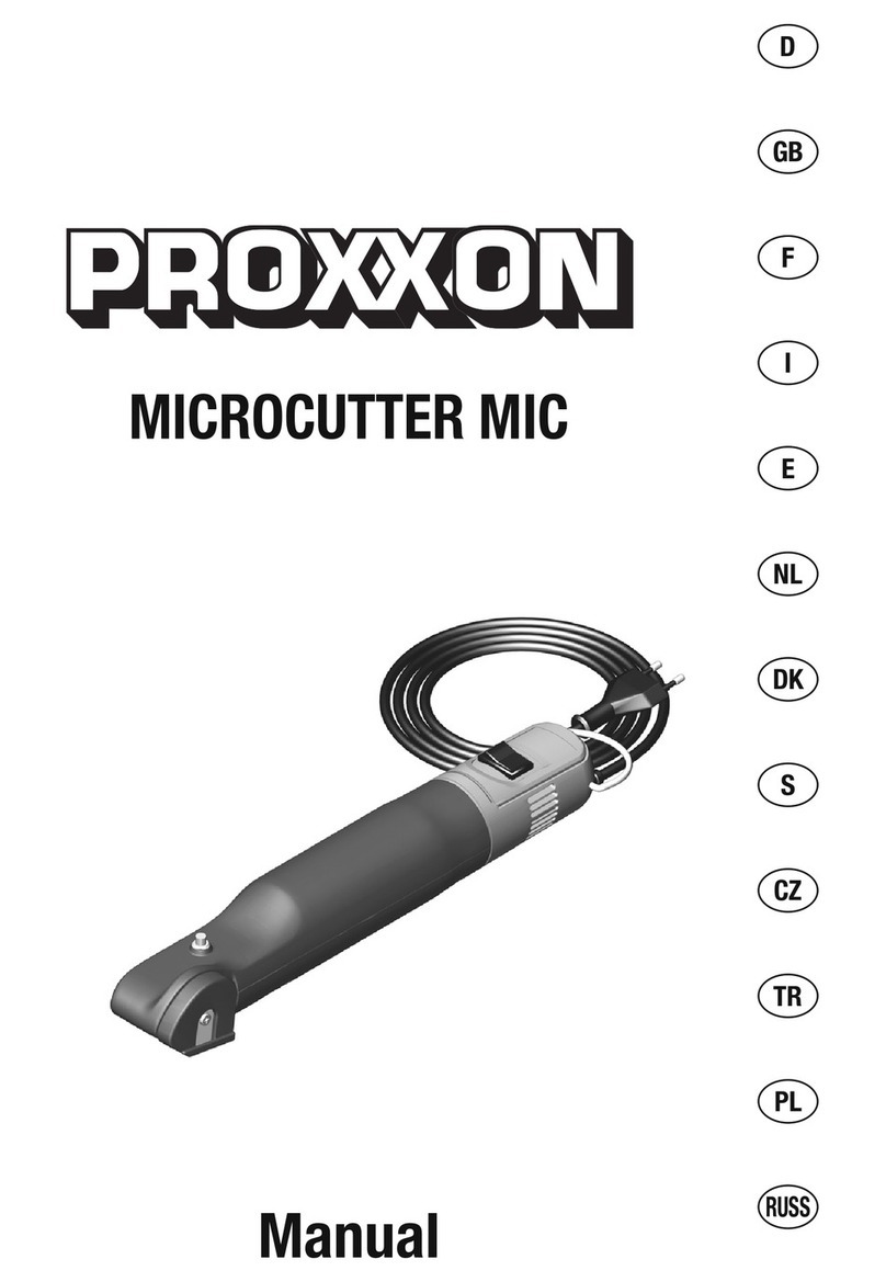 Proxxon Microcutter MIC manual