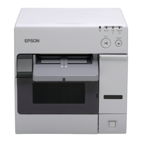 Epson SecurColor TM-C3400 User manual