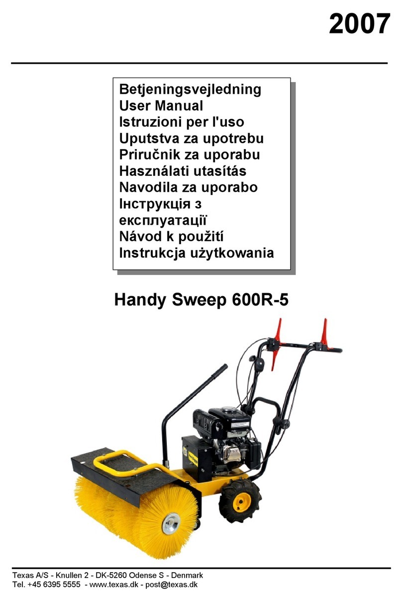 Texas Handy Sweep 600R-5 user manual