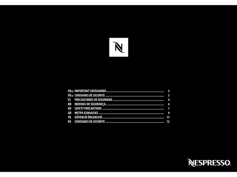 Nespresso LATTISSIMA PRO User manual