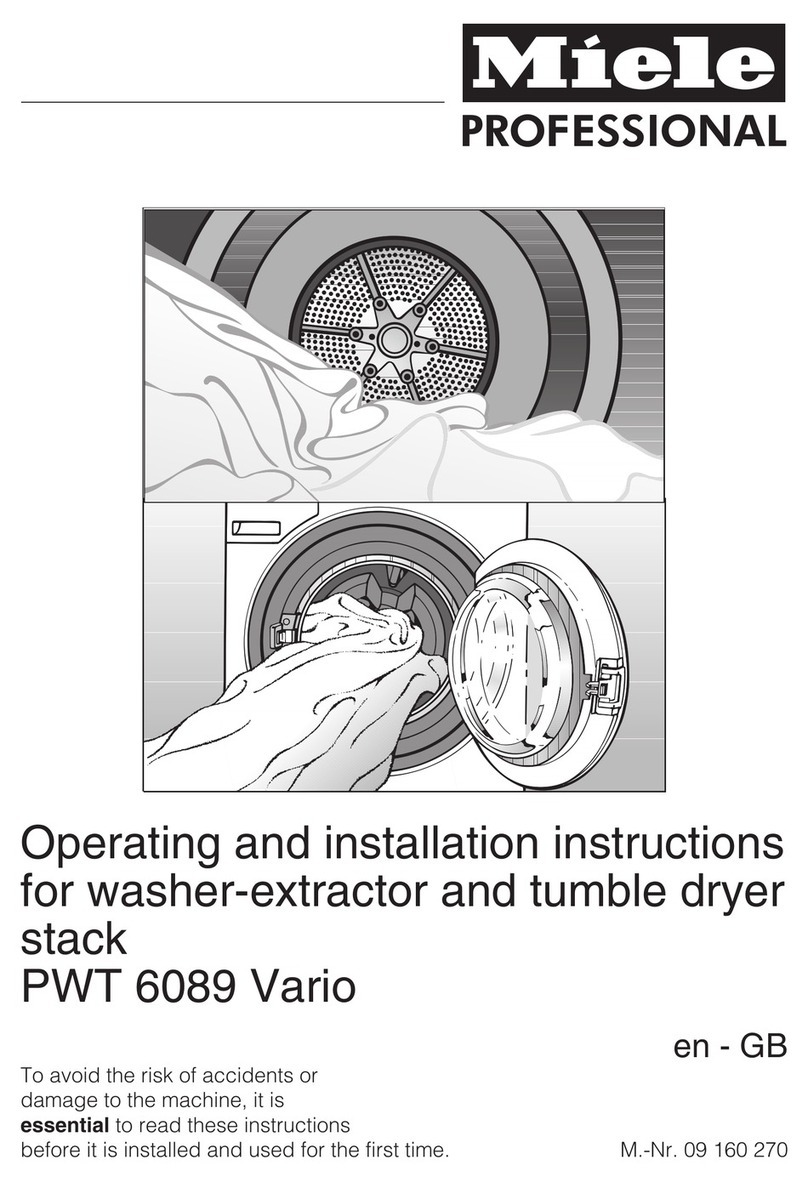 Miele PWT 6089 Vario User manual
