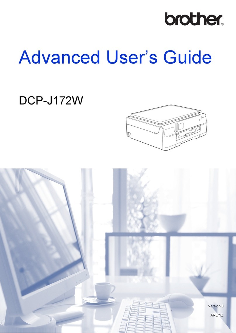 Brother DCP-J172W Assembly instructions