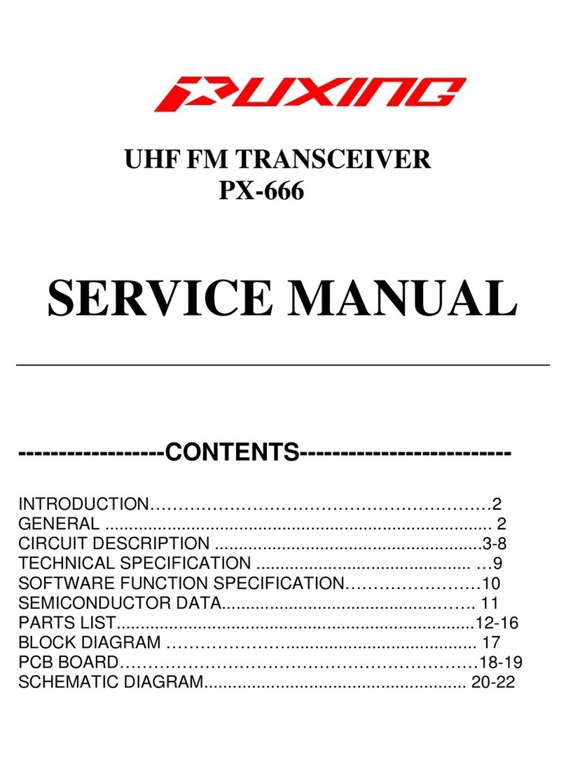 Puxing PX-666 User manual