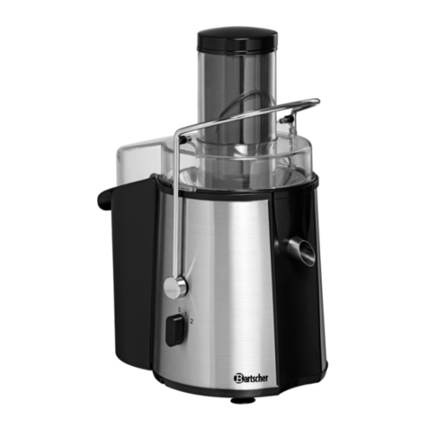 Bartscher Top Juicer 150.145 instruction manual