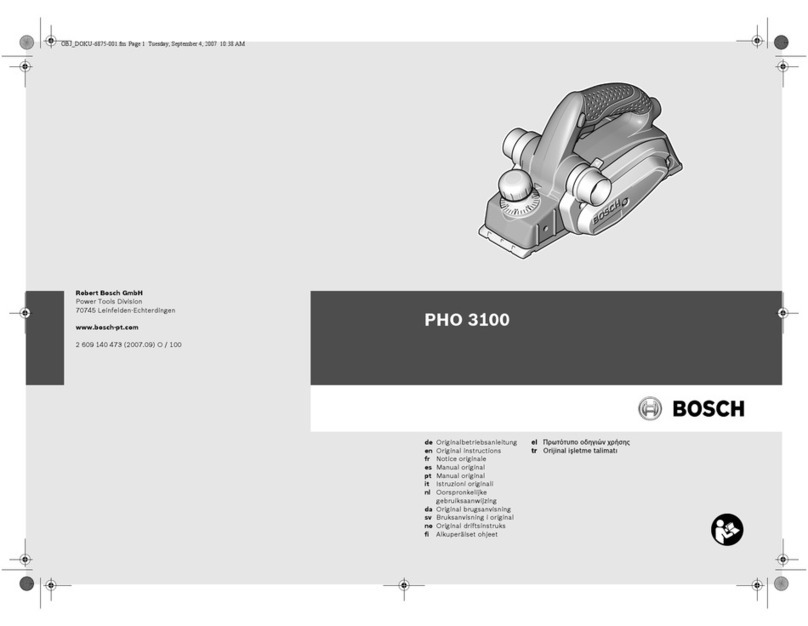 Bosch PHO 3100 Original instructions