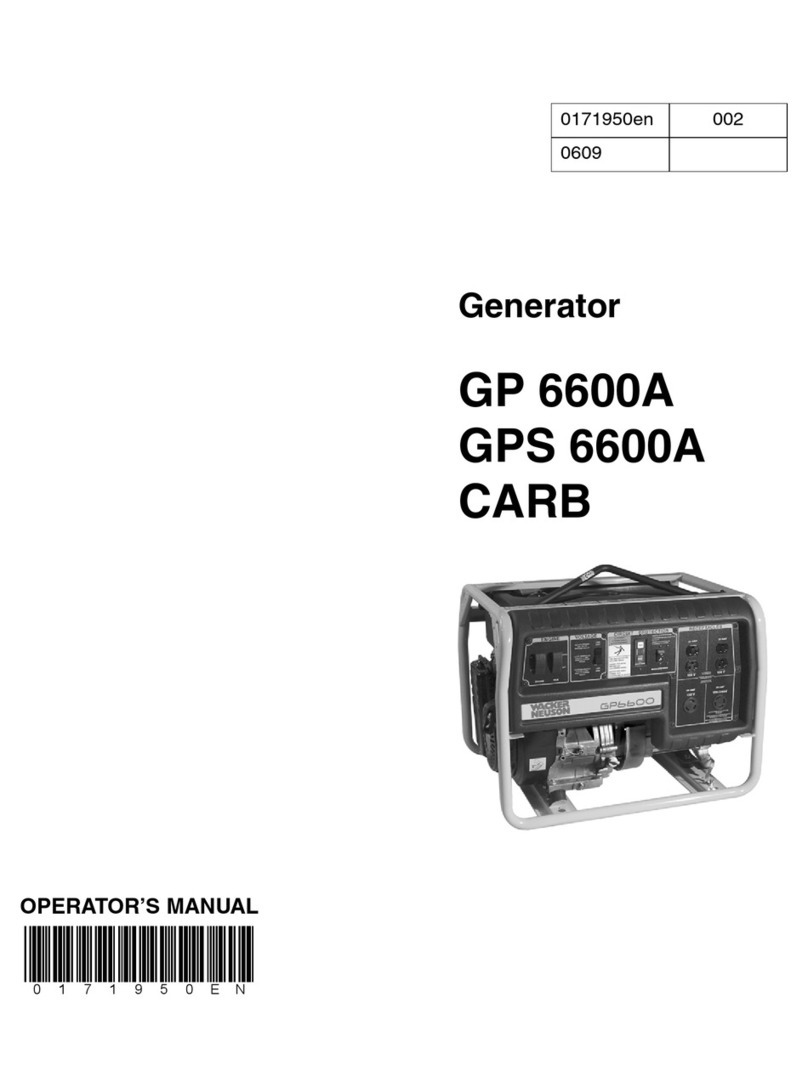 Wacker Neuson GP 6600A Operator's manual