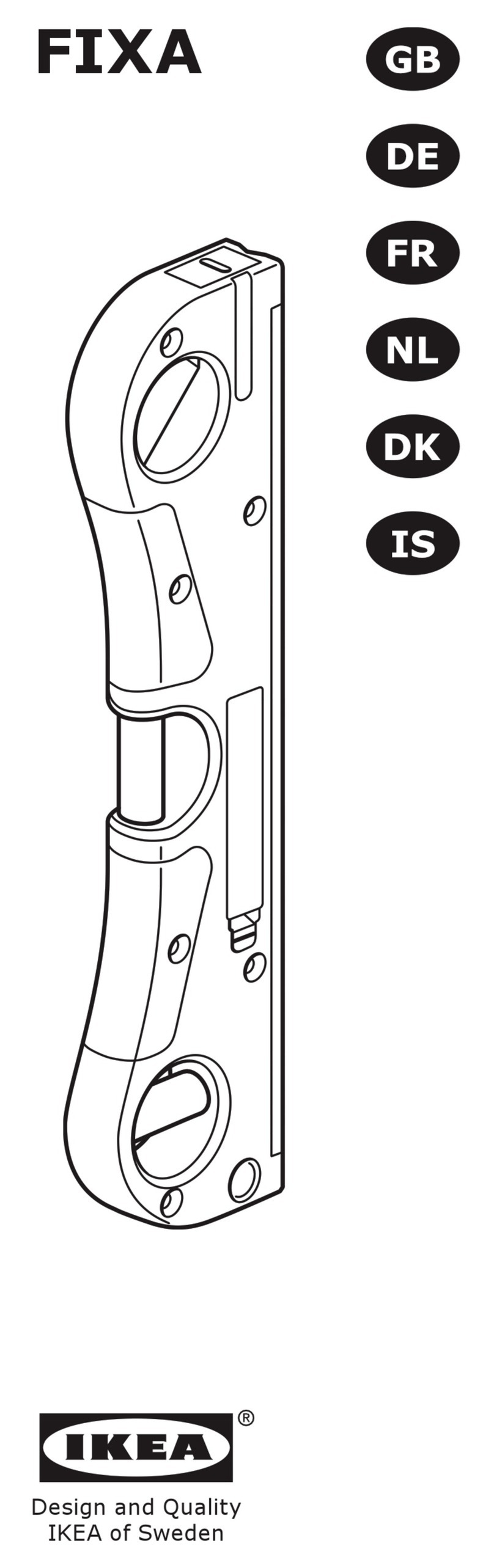 IKEA FIXA manual