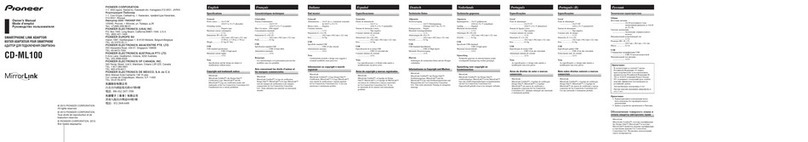 Pioneer CD-ML100 owner's manual