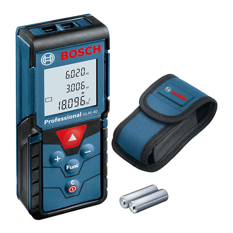 Bosch GLM Professional User manual