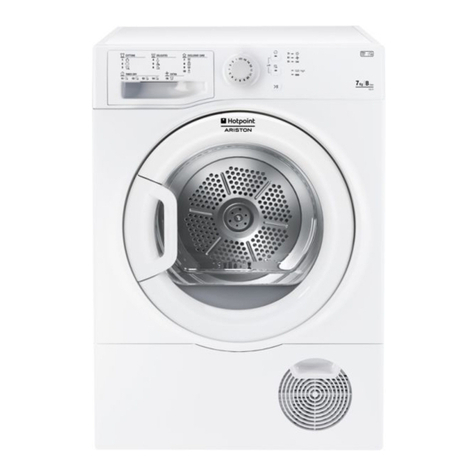 Hotpoint Ariston TCS 73B instruction manual Hotpoint Ariston TCS 73B instruction manual