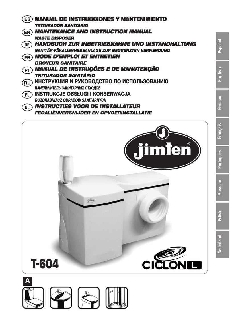 JIMTEN T-604 Maintenance and installation manual JIMTEN T-604 Maintenance and installation manual