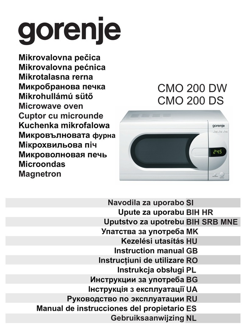 Gorenje CMO 200 DW User manual